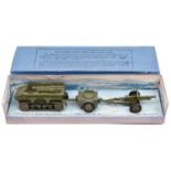 Dinky Toys Military set. A 16 -Pounder Quick-Firing Filed Gun Unit, (162). Comprising Light Dragon