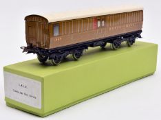 A Middleton Products, Australia, Hornby Series style O gauge tinplate LNER Royal Mail TPO van, 2155.