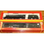 2 Hornby 'OO' gauge Locomotives. BR Coronation class 4-6-2 tender locomotive, City of Leicester,