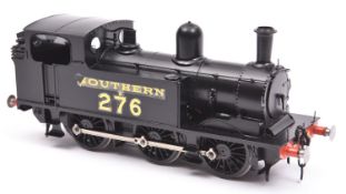 An O gauge model of a Southern Railway G6 Class 0-6-0T locomotive, 276, in unlined black livery with