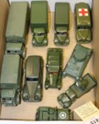 10 Dinky Military. Foden 10 Ton Army Truck, Austin Wagon conversion, Austin Wagon, 2-Ton Army Wagon,