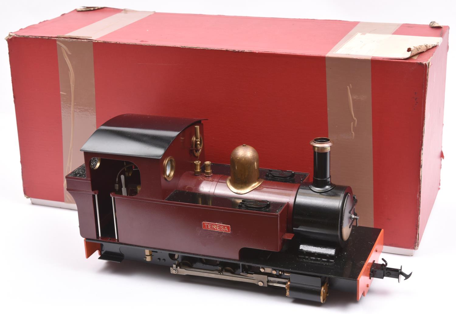 A 16mm scale Accucraft live steam 'Lawley' 0-6-0T locomotive (gauge adjustible and currently set - Image 2 of 5