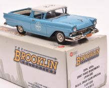 Brooklin Collection BRK.108x 1957 Ford Ranchero (Pan Am). A 2010 B.C.C. special 1/150 produced in
