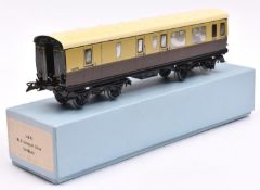 A Middleton Products, Australia, Hornby Series style O gauge tinplate GWR Brake Third coach, 4073.