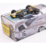 SMTS Models Brabham Repco BT26. In British Racing Green with yellow stripe RN5, Boxed, minor wear.