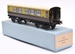 A Middleton Products, Australia, Hornby Series style O gauge tinplate GWR First Third Composite