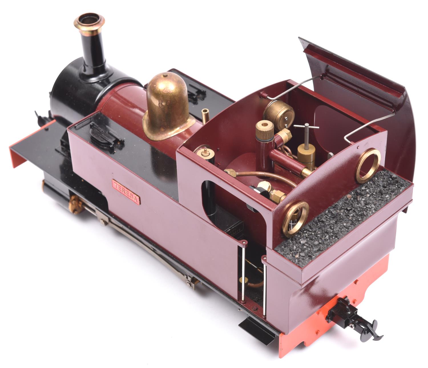 A 16mm scale Accucraft live steam 'Lawley' 0-6-0T locomotive (gauge adjustible and currently set - Image 5 of 5