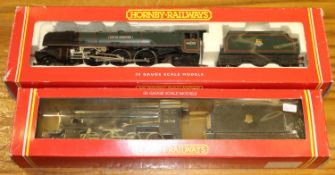 2 Hornby OO Tender Locomotives. BR 4-6-2 Coronation Class Locomotive 'City of Hereford ' RN46255 (