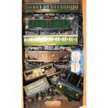 19x O gauge tinplate freight wagons. All well constructed and finished modern reproductions of