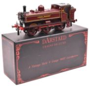 A Darstaed Trains O gauge London Transport Class 57xx 0-6-0PT locomotive, L.89, in lined maroon