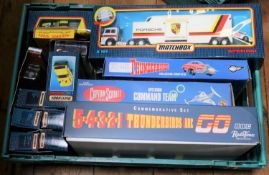 53x Matchbox vehicles. Including; Captain Scarlet Spectrum Command Team 5 piece set. Thunderbirds