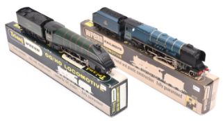 2 Wrenn 'OO' gauge locomotives. BR classA4 4-6-2 tender locomotive, Mallard, RN 60022. In