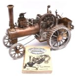 A live steam 'Minnie' Traction Engine in one inch scale. Generally built to a good level of detail