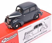 Somerville Vauxhall 10 H Type (1939) 152a. In dark grey with silver flutes to bonnet, with similar