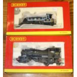 2 Hornby 'OO' gauge saddle tank locomotives. Caledonian Railway 0-4-0 RN270 in lined blue livery.