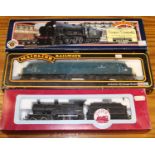 3 'OO' gauge Locomotives. A Bachmann BR Lord Nelson class 4-6-0 tender locomotive, Lord Anson, RN