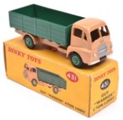 Dinky Toys Guy Warrior (431). In light brown with dark green rear body, with mid green wheels and