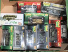 9 WWII Grand Armor Military Vehicles. 3x Char (tank) B1, variations. 2x Kv-1 Heavy Tank, variations.