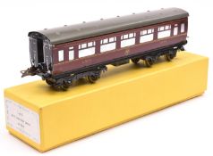 A Middleton Products, Australia, Hornby Series style O gauge tinplate LMS First Third Composite