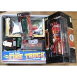 9 Fire Appliance Vehicles by Signature, Golden Wheel, Ertl etc. Various scales. Including 1924 Stutz