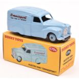A unique opportunity to purchase a reproduction of the extremely rare Dinky Austin A40 van in