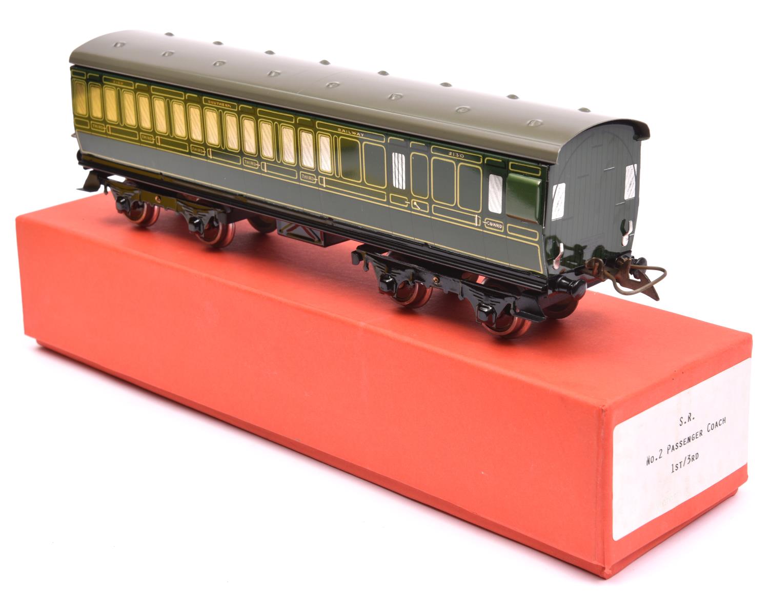 A Middleton Products, Australia, Hornby Series style O gauge tinplate Southern Railway Brake Third