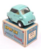 Spot-On B.M.W. Isetta No.118. An example in light green with cream interior, 'CMO118' number plates.