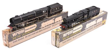 2 Wrenn 'OO' gauge Locomotives. LMS Coronation class 4-6-2 tender locomotive, City of Stoke on