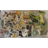 A Quantity of Britains farm related items. Including figures- shepherds, milk maids, farmer,