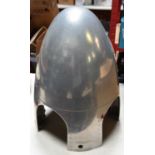 A aircraft nose cone, believed to be from a LearAvia Lear Fan 2100 Turboprop. Aluminium cone with