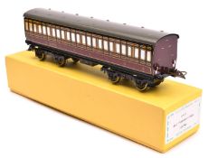 A Middleton Products, Australia, Hornby Series style O gauge tinplate LMS First Third Composite