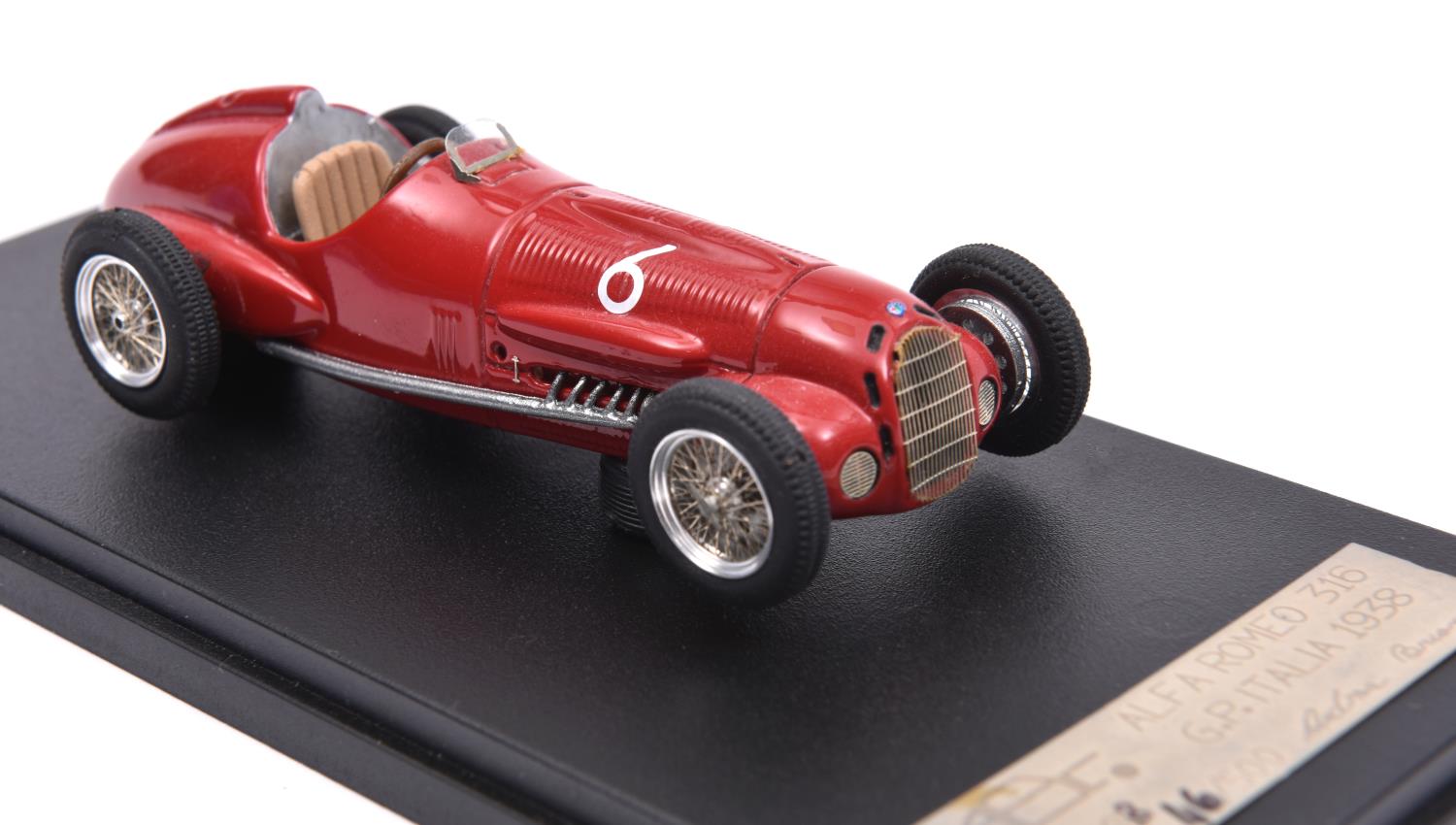An ABC Brianza 1938 Alfa Romeo 316, Italian Grand Prix (RF431018). 76B 46/500 produced. In red, RN6.