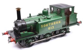 A well engineered live steam 5 inch gauge model of an LB&SCR Class A1 Stroudley Brighton Terrier 0-