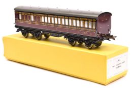 A Middleton Products, Australia, Hornby Series style O gauge tinplate LMS Brake Third coach,