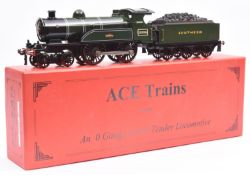 An Ace Trains O gauge Southern Railway 'Celebration' Class 4-4-0 tender locomotive, 2006, in lined