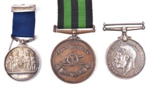 An attractive silver medal for “Hony Member 2nd Norfolk Artillery Vols”, title within wreath to