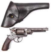 A 6 shot .44” Starr Arms Co double action Army percussion revolver, number 5922 on all parts, WO &