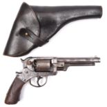 A 6 shot .44” Starr Arms Co double action Army percussion revolver, number 5922 on all parts, WO &