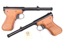 A pair of .177” “Original” Mod 2 pop out air pistols, chamber markings differ slightly, one