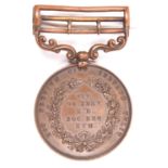 Royal Humane Society bronze medal for a successful rescue (Henry Wallace Michels 1st May 1882), GVF,