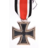 A 1939 Iron Cross 2nd class, the ring with maker’s mark “76” (Ernst L. Muller of Pforzheim) with