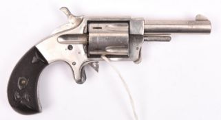 A 5 shot .32” rimfire Winfield Arms Co single action revolver, round barrel 2½” stamped on the