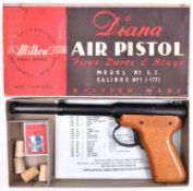 A .177” Milbro Diana Model 2 pop out air pistol, with one piece beech butt. GWO & New Condition,