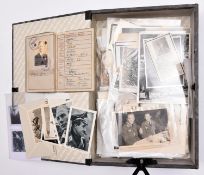 A collection of German WWII period Feldpost and Feldluftpost letters, photographs, memorial cards,