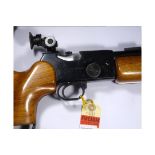 **A .22” LR BSA Martini International SS target rifle, 43” overall barrel 28”, number FG 1910H, with