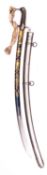 A fine 1796 pattern Light Cavalry officer’s sword, stirrup hilt and with white leather sword knot,