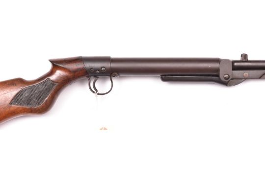 A .177” BSA “Light” model underlever air rifle, number L22512 (1924), 39½” overall, barrel 17”, with - Image 2 of 2