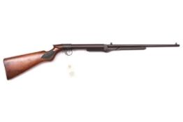 A .177” BSA “Light” model underlever air rifle, number L22512 (1924), 39½” overall, barrel 17”, with