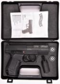 A .177” Umarex Walther CP99 repeater CO2 pistol, number J12438864. GWO & New Condition, in its
