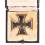 A Third Reich Iron Cross 1st Class, in case of issue. GC (case slightly worn) £90-100.
